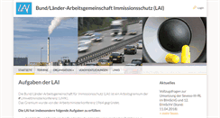 Desktop Screenshot of lai-immissionsschutz.de