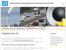 Tablet Screenshot of lai-immissionsschutz.de